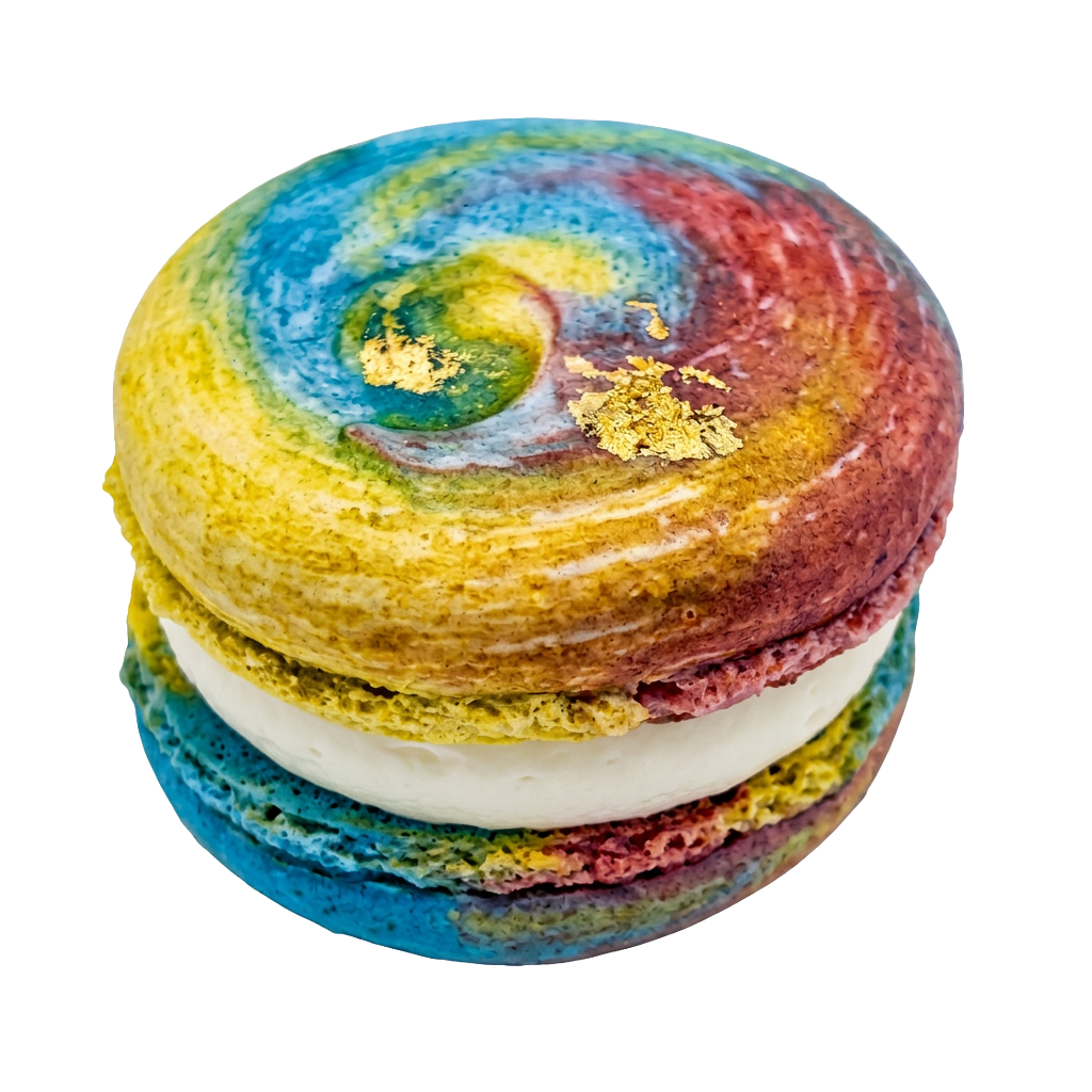 macaron birthday-cake