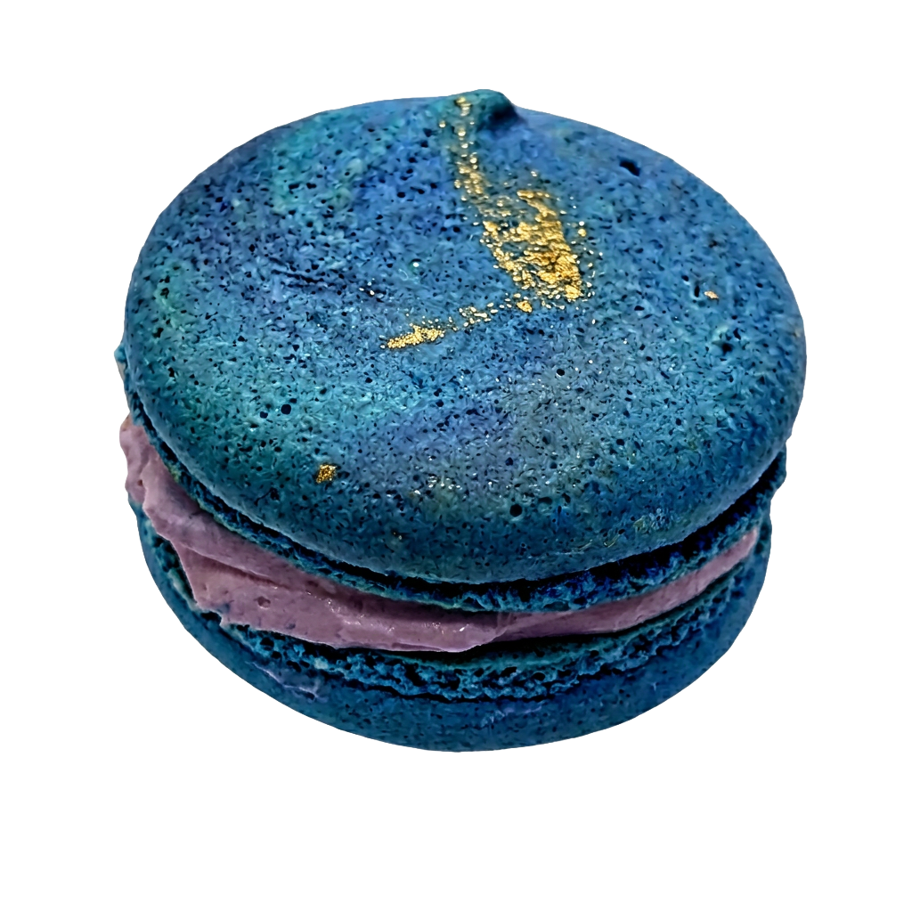macaron blue-raspberry