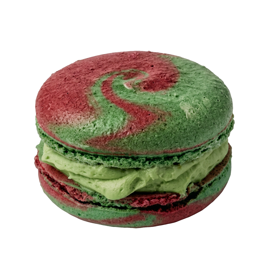 macaron strawberry-basil