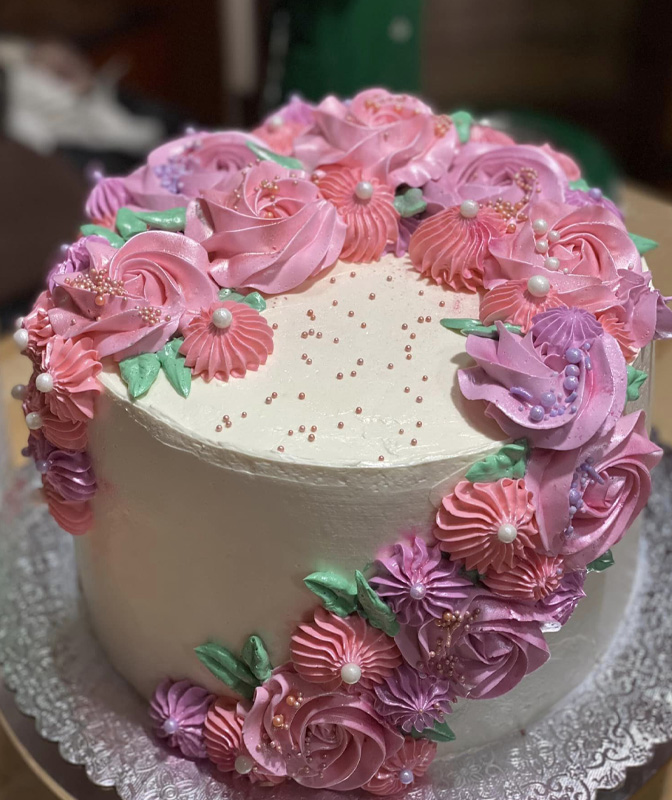 Rose Party Cake